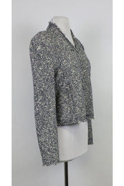 Current Boutique-Rebecca Taylor - Blue & White Speckled Blazer Sz 10