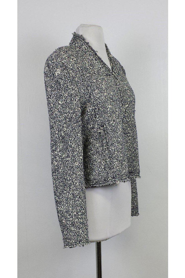 Current Boutique-Rebecca Taylor - Blue & White Speckled Blazer Sz 10