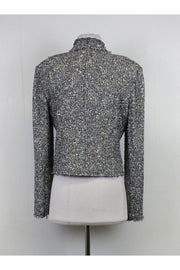 Current Boutique-Rebecca Taylor - Blue & White Speckled Blazer Sz 10