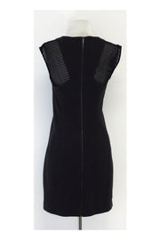 Current Boutique-Rebecca Taylor - Black Textured Sheath Dress Sz 6