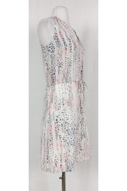 Current Boutique-Rebecca Taylor - Pink & Grey Animal Print Dress Sz 0
