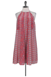 Current Boutique-Rebecca Taylor - Coral Peasant Shift Dress Sz 0