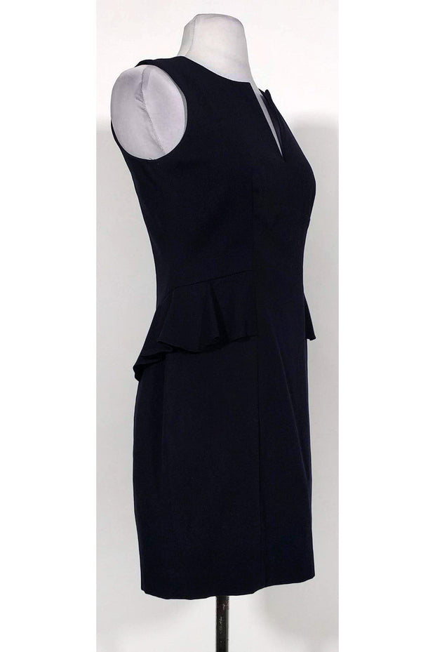 Current Boutique-Rebecca Taylor - Navy Peplum Dress Sz 2