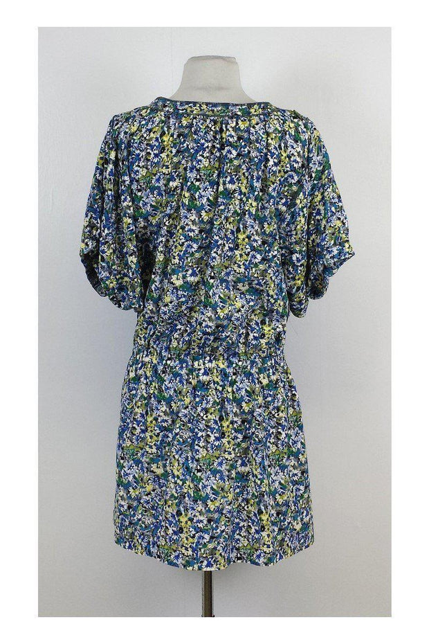 Current Boutique-Rebecca Taylor - Multicolor Floral Print Short Sleeve Dress Sz 6
