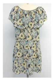 Current Boutique-Rebecca Taylor - Multicolor Print Silk Sleeveless Tunic Sz 10