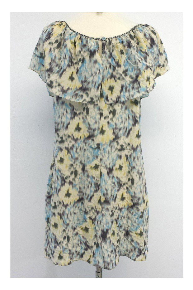 Current Boutique-Rebecca Taylor - Multicolor Print Silk Sleeveless Tunic Sz 10