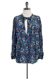 Current Boutique-Rebecca Taylor - Multicolor Floral Print Top Sz 2