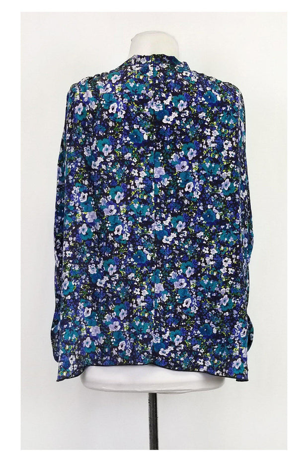 Current Boutique-Rebecca Taylor - Multicolor Floral Print Top Sz 2