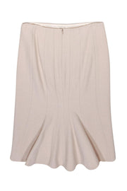 Current Boutique-Rebecca Taylor - Champagne Pink Wool Pencil Skirt Sz 4