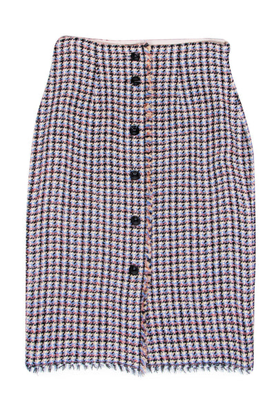 Current Boutique-Rebecca Taylor - Multicolored Tweed Pencil Skirt Sz 8