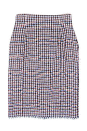 Current Boutique-Rebecca Taylor - Multicolored Tweed Pencil Skirt Sz 8