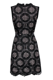 Current Boutique-Reiss - Black & Nude Lace Sheath Dress Sz 0