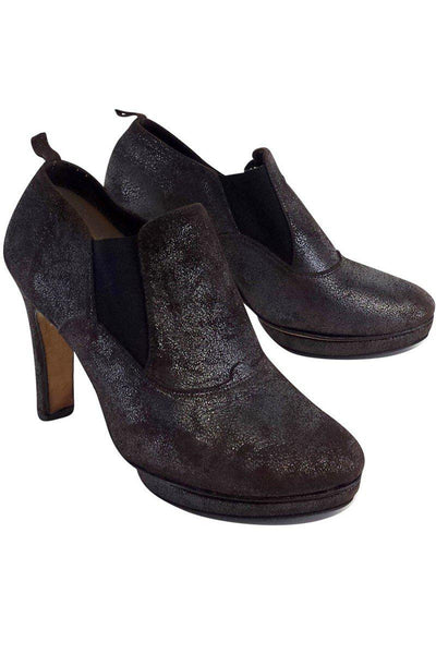 Current Boutique-Repetto - Brown Metallic Booties Sz 7.5