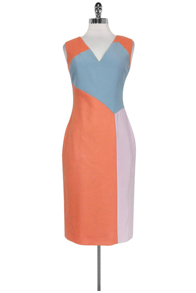 Current Boutique-Roksanda - Color Blocked Fitted Dress Sz 6