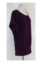 Current Boutique-Saks Fifth Avenue - Purple Cashmere Poncho Sz M