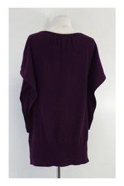 Current Boutique-Saks Fifth Avenue - Purple Cashmere Poncho Sz M