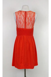 Current Boutique-Sandro - Orange Lace Dress Sz M
