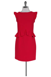Current Boutique-Sandro - Hot Pink Cap Sleeve Dress Sz S