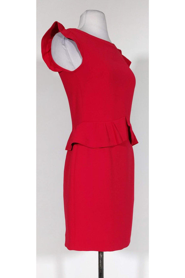 Current Boutique-Sandro - Hot Pink Cap Sleeve Dress Sz S