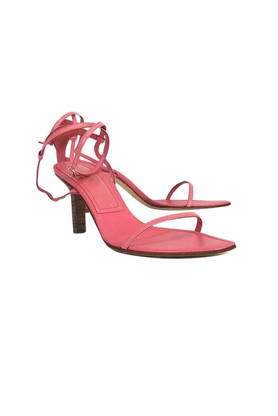 Current Boutique-Sergio Rossi - Pink Strappy Heels Sz 9.5