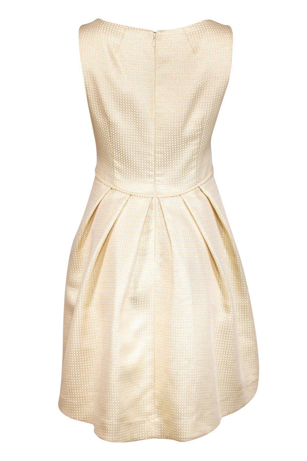 Current Boutique-Shoshanna - Cream Brocade Cocktail Dress Sz 6