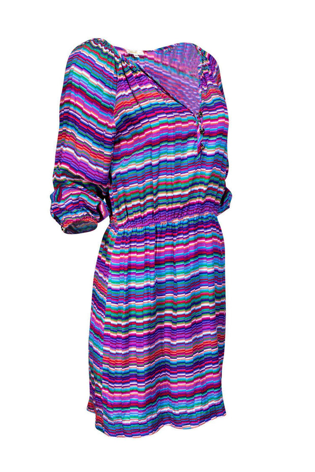Current Boutique-Shoshanna - Multicolored Peasant Top Dress Sz 6