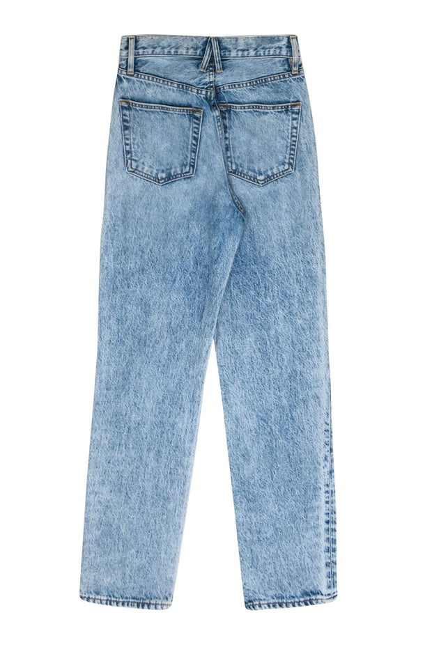 Current Boutique-SLVRLAKE - Light Acid Wash Straight Leg High Waisted Jeans Sz 24