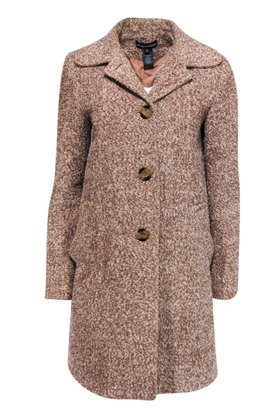 Current Boutique-Sofia Cashmere - Beige Wool & Alpaca Teddy Coat Sz 4