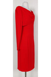 Current Boutique-St. Emile - Flame Red Long Sleeve Dress Sz 8