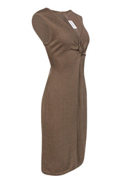 Current Boutique-St. John Collection - Olive Green Knit Dress Sz 8