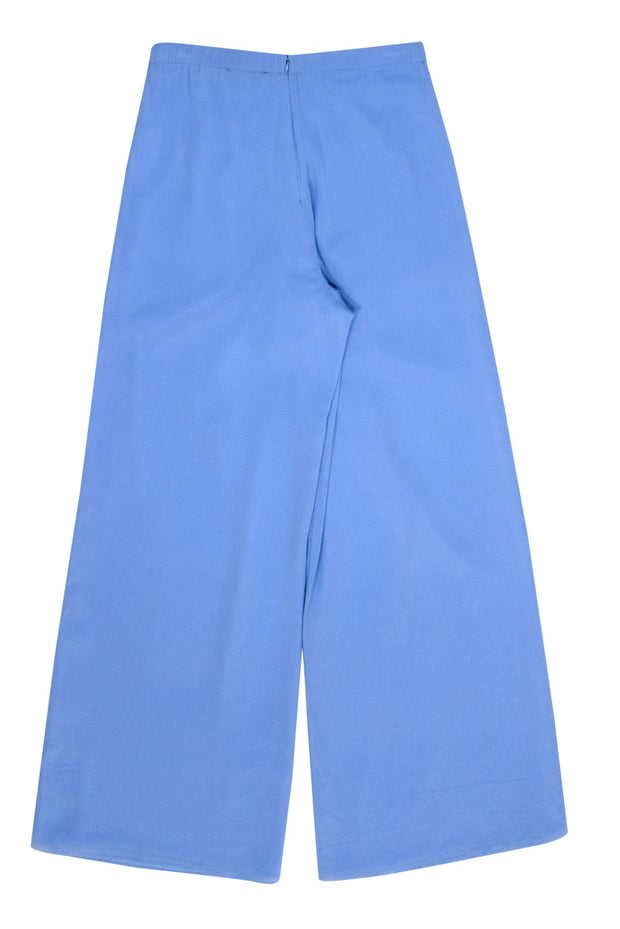 Current Boutique-St. John - Baby Blue High-Waist Wide Leg Pants Sz 6