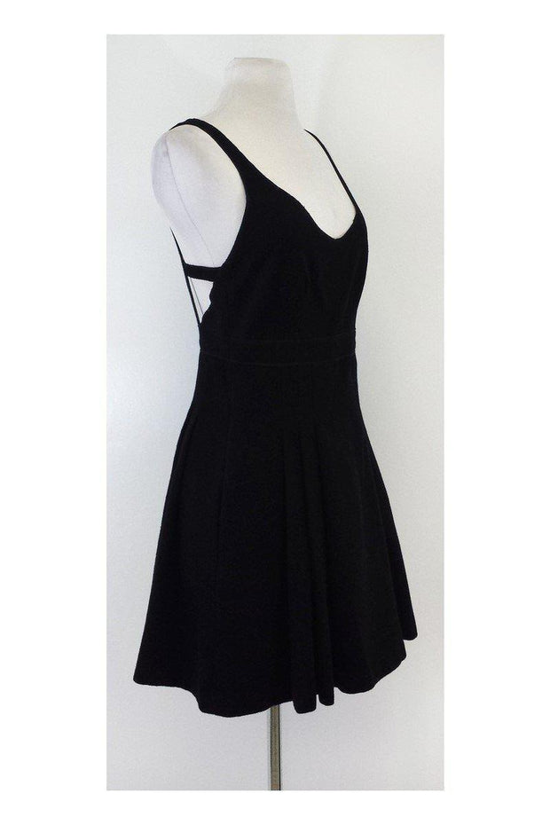 Current Boutique-Susana Monaco - Black Wool Sleeveless Dress Sz 4