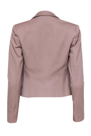 Current Boutique-Theory - Mauve Peak Lapel Cropped Blazer Sz 0