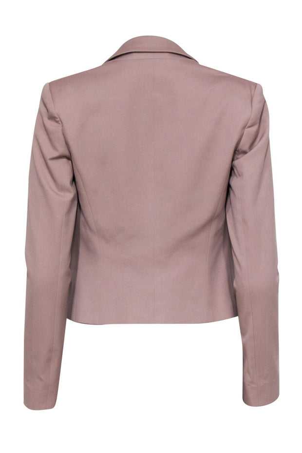 Current Boutique-Theory - Mauve Peak Lapel Cropped Blazer Sz 0