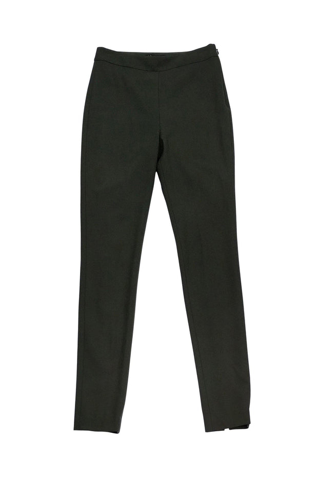 Current Boutique-Theory - Olive Green Skinny Wool Pants Sz 0