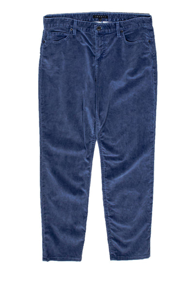 Current Boutique-Theory - Dusty Blue Corduroy Pants Sz 12
