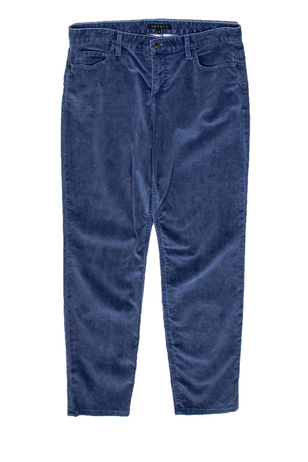 Current Boutique-Theory - Dusty Blue Corduroy Pants Sz 12