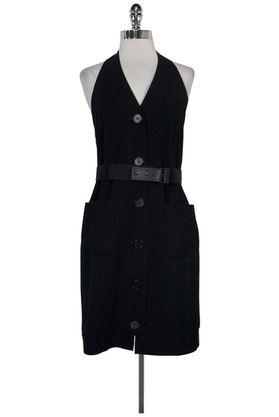 Current Boutique-Theory - Black Kerrington Cupid Dress Sz 10