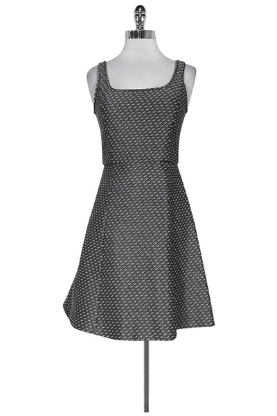 Current Boutique-Theory - Black & White Flared Dress Sz 2