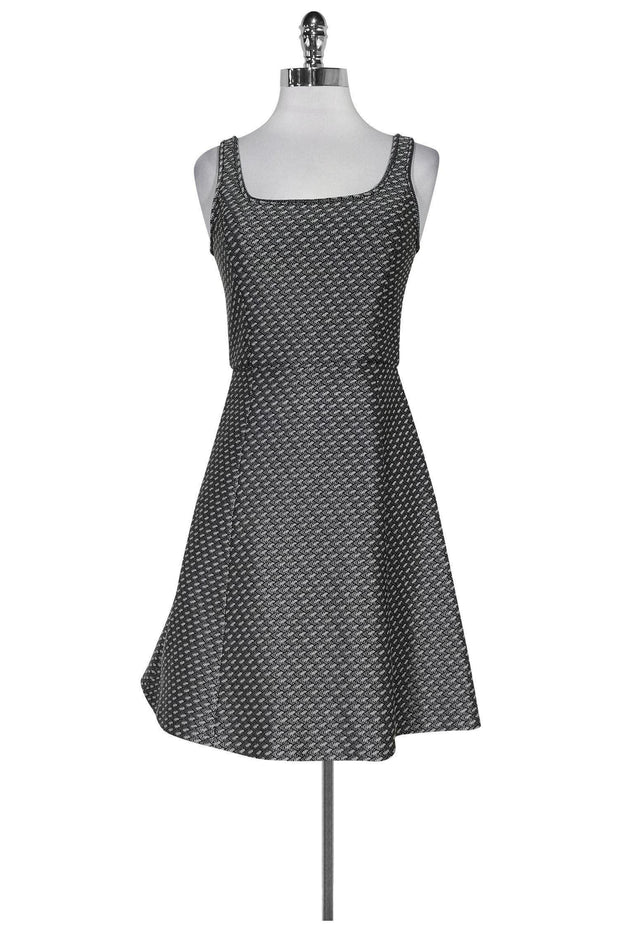 Current Boutique-Theory - Black & White Flared Dress Sz 2