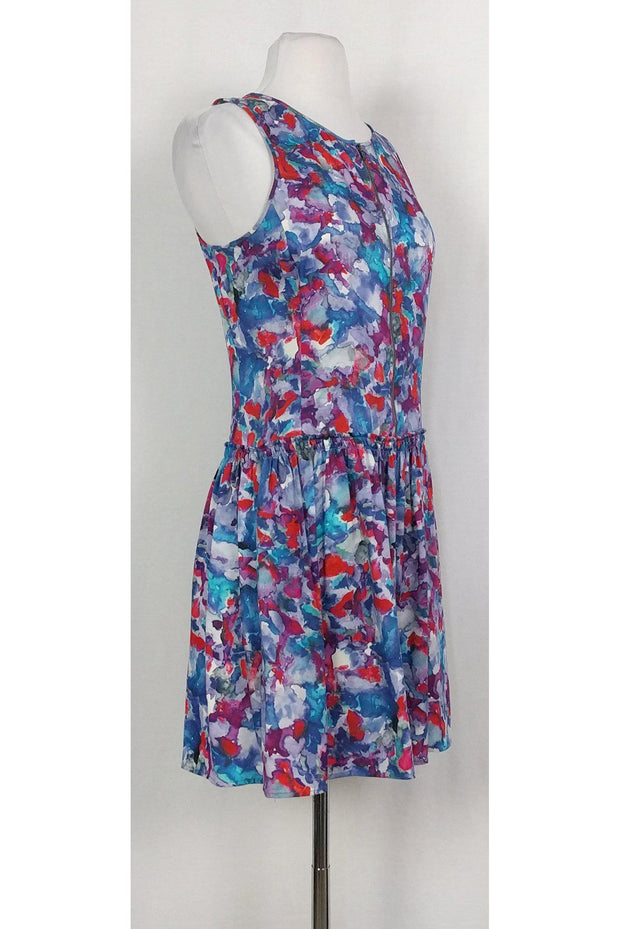 Current Boutique-Theory - Multicolor Drop Waist Dress Sz 4