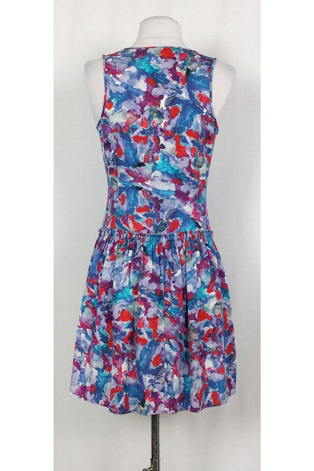 Current Boutique-Theory - Multicolor Drop Waist Dress Sz 4