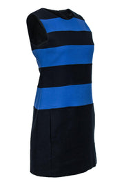 Current Boutique-Theory - Blue & Black Striped Shift Dress Sz 6
