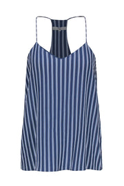 Current Boutique-Tibi - Blue & White Striped Racerback Tank Sz 6