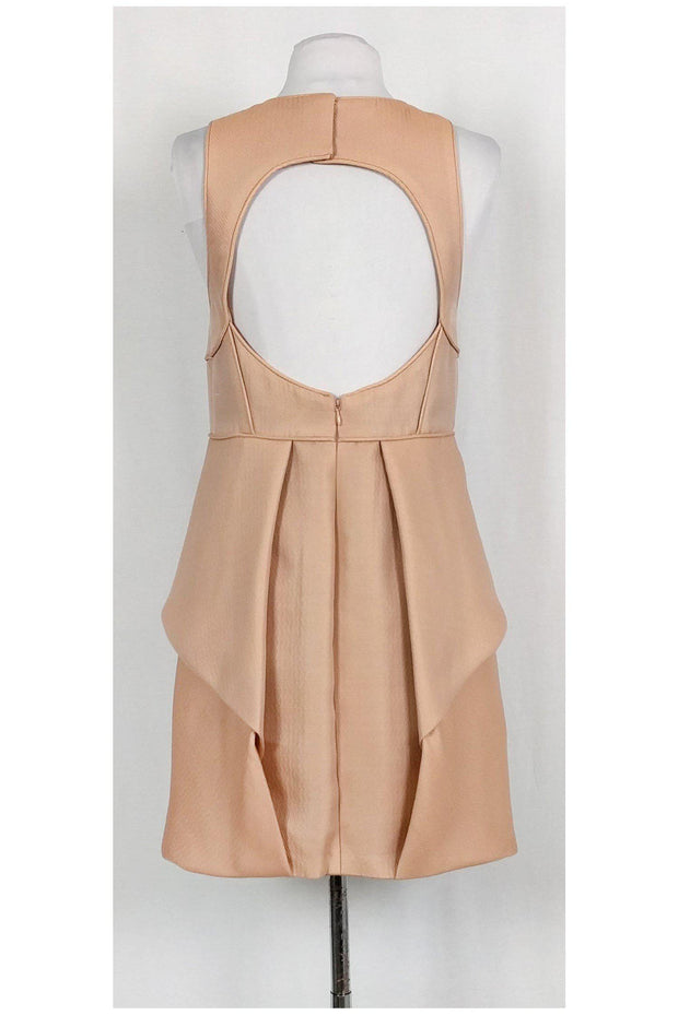 Current Boutique-Tibi - Blush Peplum Open Back Dress Sz 6