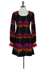 Current Boutique-Tibi - Black Dress w/ Tree Print Sz 0