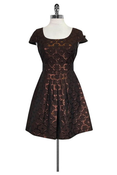 Current Boutique-Tibi - Bronze Printed Dress Sz 0