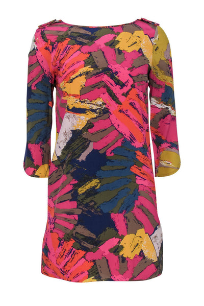 Current Boutique-Tibi - Colorful Abstract Shift Dress Sz 2
