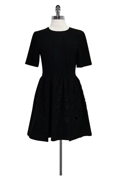 Current Boutique-Tibi - Black Backless Flared Dress Sz 6