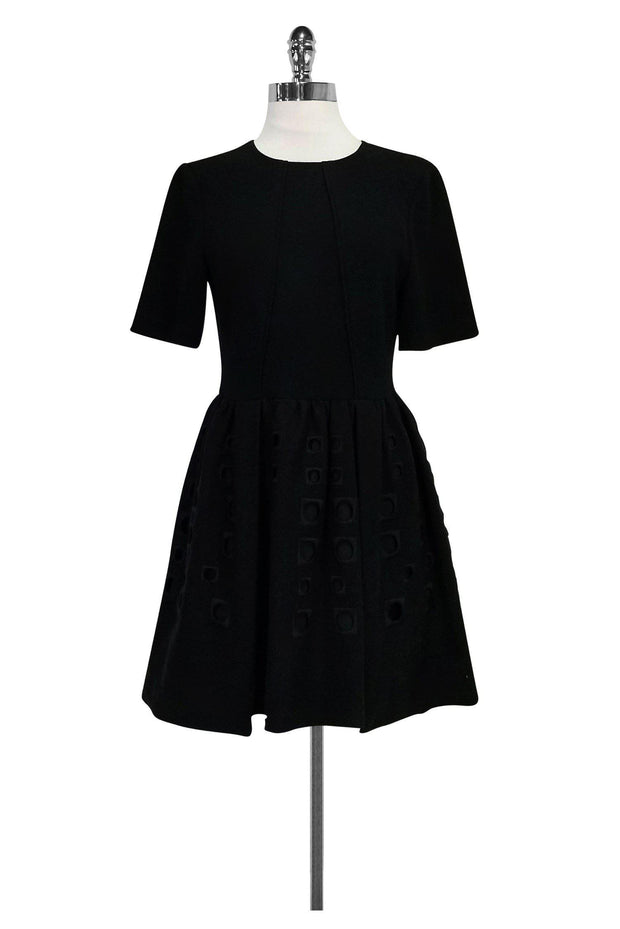 Current Boutique-Tibi - Black Backless Flared Dress Sz 6
